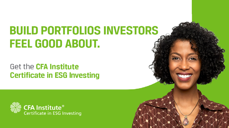Certificate ESG Investing