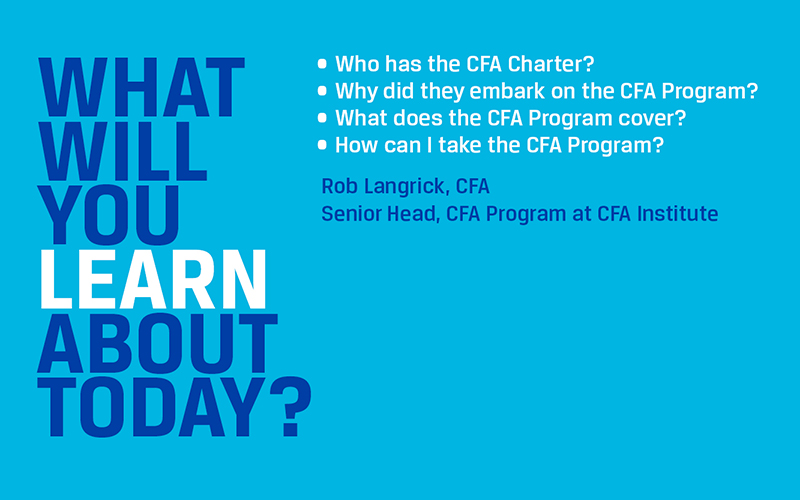 CFA Program Webinar